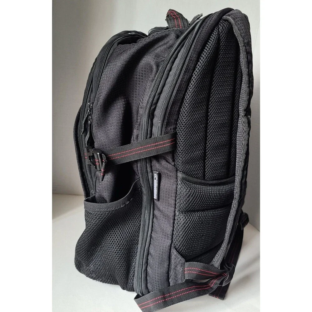 OGIO Prospect Backpack Black Red Laptop Travel School Bag Air Flow Padded